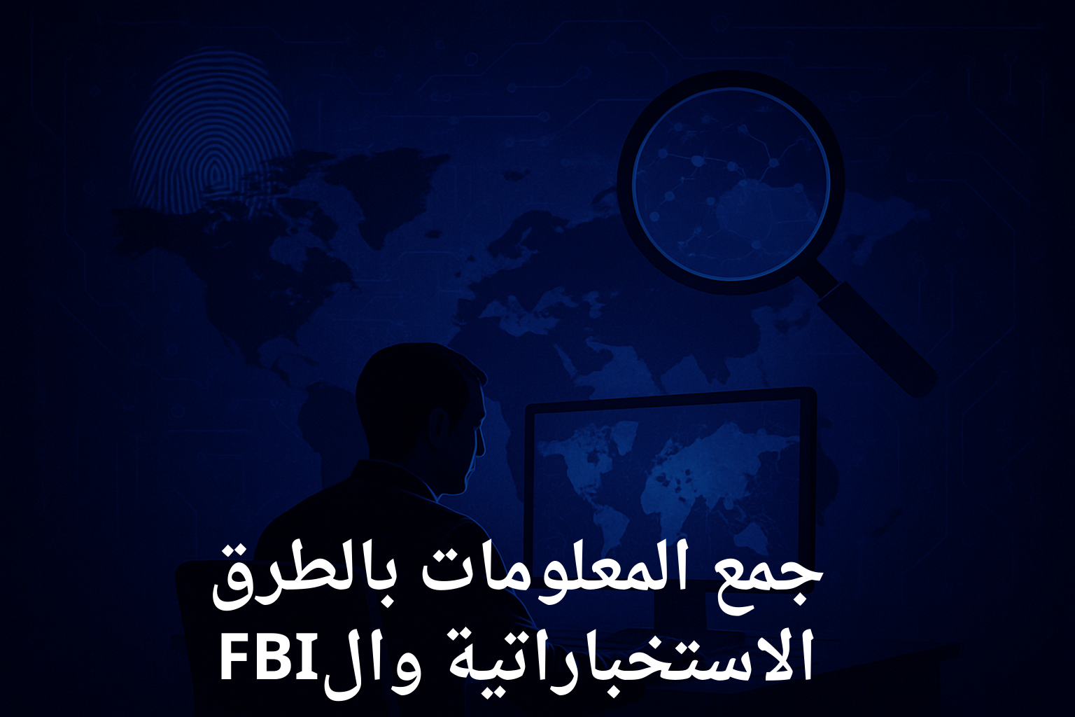 جمع المعلومات بالطرق الاستخباراتية والFBI غلاف